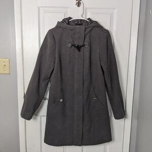 Like-New Longline Capsule Wardrobe Zip-Up Coat‎ from INTL d.e.t.a.i.l.s Size S